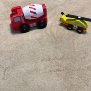 2 Melissa And Doug Classic Toy Vehicles